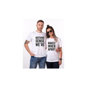 Tshirthane Nothing Sense Were 2'li Sevgili T-shirt