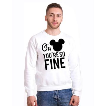 Tshirthane Oh Youre So Fine 2'li Sevgili Sweatshirt