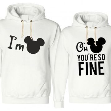 Tshirthane Oh Youre So Fine 2'li Sevgili Sweatshirt