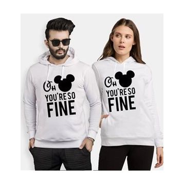 Tshirthane Oh Youre So Fine 2'li Sevgili Sweatshirt