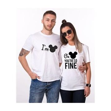 Tshirthane Oh Youre So Fine 2'li Sevgili Sweatshirt