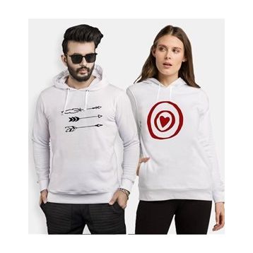 Tshirthane Ok Hedef 12 2'li Sevgili Sweatshirt