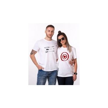 Tshirthane Ok Hedef 12 2'li Sevgili T-shirt