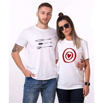 Tshirthane Ok Hedef 12 2'li Sevgili T-shirt