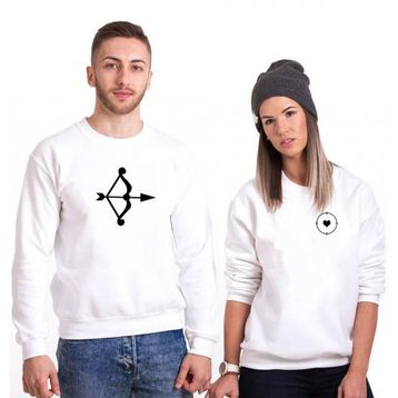 Tshirthane Ok Hedef 2'li Sevgili Sweatshirt