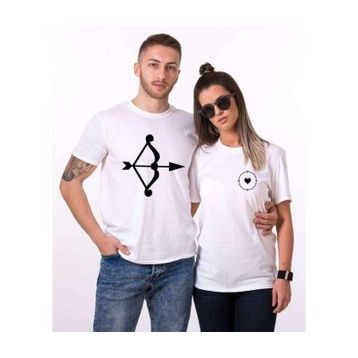 Tshirthane Ok Hedef 2'li Sevgili T-shirt