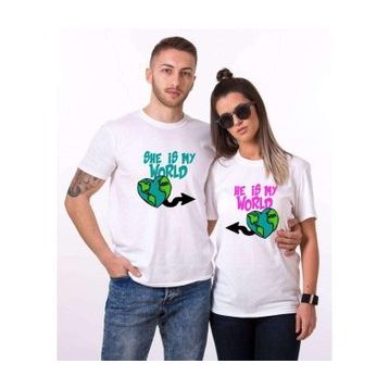 Tshirthane Ok Hedef 2'li Sevgili T-shirt