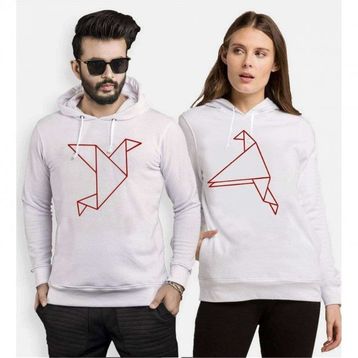 Tshirthane Origami 2'li Sevgili Sweatshirt