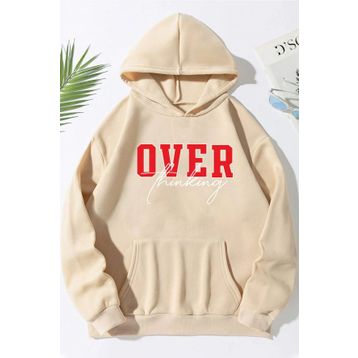 Tshirthane Over Thinking Baskılı Unisex Sweatshirt