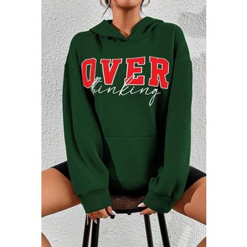Tshirthane Over Thinking Baskılı Unisex Sweatshirt