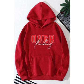 Tshirthane Over Thinking Baskılı Unisex Sweatshirt
