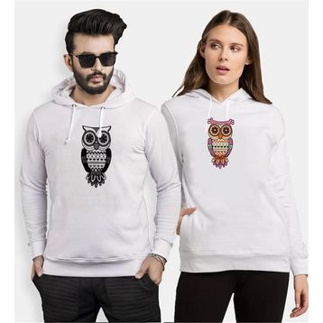 Tshirthane Owl Baykuş 2'li Sevgili Sweatshirt