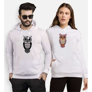 Tshirthane Owl Baykuş 2'li Sevgili Sweatshirt