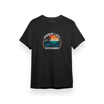 Tshirthane P17308S4771 Kısa Kol Siyah Erkek T-shirt