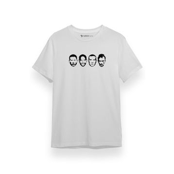 Tshirthane P17417S983 Kısa Kol Beyaz Erkek T-shirt