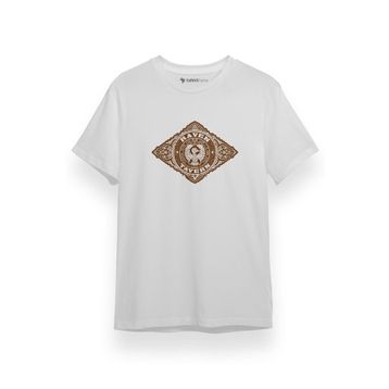 Tshirthane P17425S3928 Kısa Kol Beyaz Erkek T-shirt