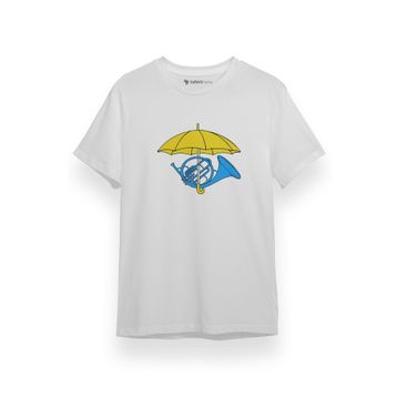 Tshirthane P17468S1064 Kısa Kol Beyaz Erkek T-shirt