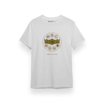 Tshirthane P17471S605 Kısa Kol Beyaz Erkek T-shirt