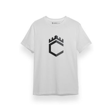 Tshirthane P17516S534 Kısa Kol Beyaz Erkek T-shirt