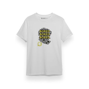 Tshirthane P17584S8556 Kısa Kol Beyaz Erkek T-shirt