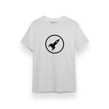 Tshirthane P17595S2596 Kısa Kol Beyaz Erkek T-shirt