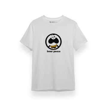 Tshirthane P17686S7451 Kısa Kol Beyaz Erkek T-shirt