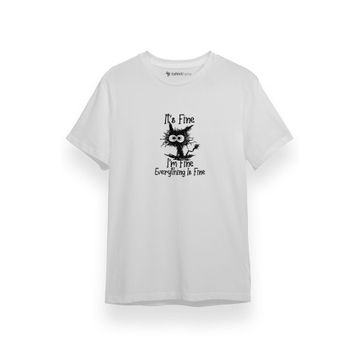 Tshirthane P17698S1728 Kısa Kol Beyaz Erkek T-shirt