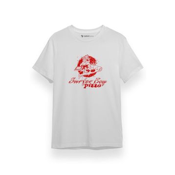 Tshirthane P17823S5656 Kısa Kol Beyaz Erkek T-shirt