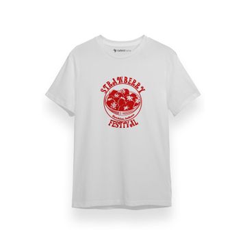 Tshirthane P17824S251 Kısa Kol Beyaz Erkek T-shirt