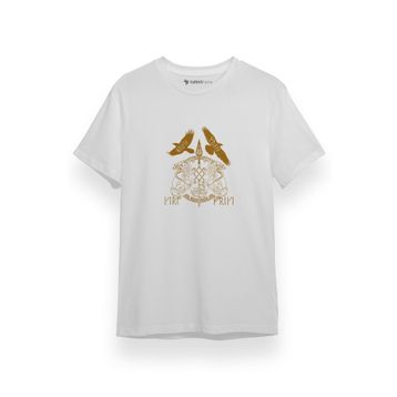 Tshirthane P17909S8419 Kısa Kol Beyaz Erkek T-shirt