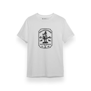Tshirthane P17938S9676 Kısa Kol Beyaz Erkek T-shirt