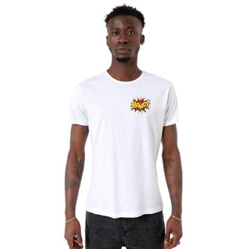 Tshirthane P18329S2041 Bisiklet Yaka Beyaz Erkek T-shirt
