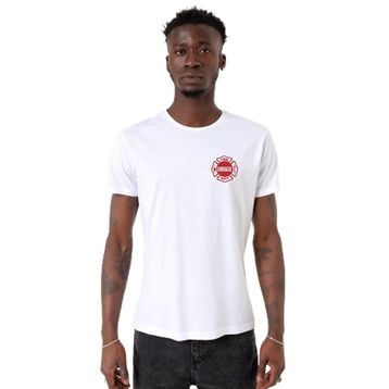 Tshirthane P18501S6820 Bisiklet Yaka Beyaz Erkek T-shirt