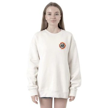 Tshirthane P18615S105 Dragon Ball Z Anime Logo 2ip Kadın Beyaz Sweatshirt