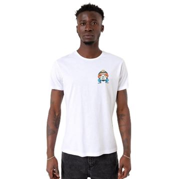 Tshirthane P18641S5229 Bisiklet Yaka Beyaz Erkek T-shirt