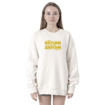 Tshirthane P18658S6637 Dragon Ball Z Anime Namek Wars 2ip Kadın Beyaz Sweatshirt