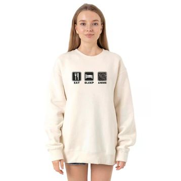 Tshirthane P18797S8614 Ekru Kadın Sweatshirt