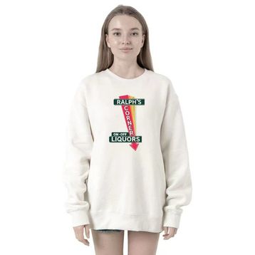 Tshirthane P18818S347 Fargo Ralph's Corner Diner 2ip Kadın Beyaz Sweatshirt