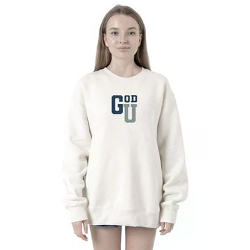 Tshirthane P18864S2322 Gen V Godolkin University Abbreviation 2ip Kadın Beyaz Sweatshirt
