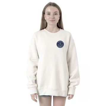Tshirthane P18882S4701 Gen V Godolkin University Emblem 2ip Kadın Beyaz Sweatshirt