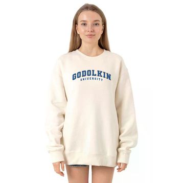Tshirthane P18905S8611 Ekru Kadın Sweatshirt