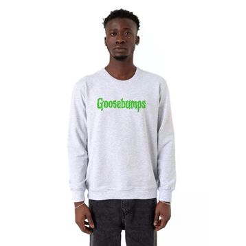Tshirthane P18975S6094 Goosebumps Lettern Karmelanj 2ip Erkek Sweatshirt