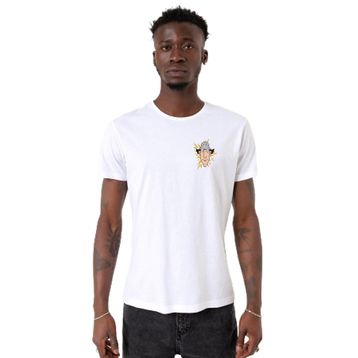 Tshirthane P19074S5525 Bisiklet Yaka Beyaz Erkek T-shirt