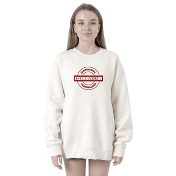 Tshirthane P19100S1617 John Wick Continental Excommunicado 2ip Kadın Beyaz Sweatshirt