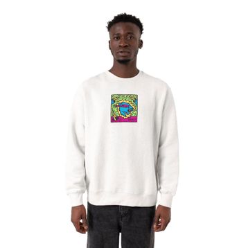 Tshirthane P19135S8065 Beyaz Erkek Sweatshirt