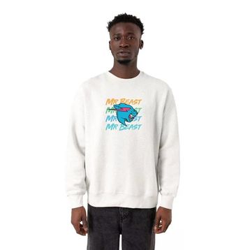 Tshirthane P19152S7932 Beyaz Erkek Sweatshirt