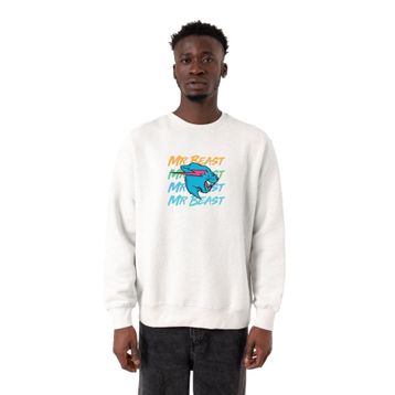 Tshirthane P19152S7932 Beyaz Erkek Sweatshirt