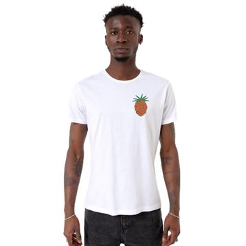 Tshirthane P19201S3739 Bisiklet Yaka Beyaz Erkek T-shirt