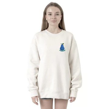 Tshirthane P19250S3890 One Piece Anime Gura Gura Devil Fruit 2ip Kadın Beyaz Sweatshirt