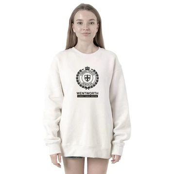 Tshirthane P19560S7088 Prison Break Wentworth Beyaz 2ip Kadın Sweatshirt